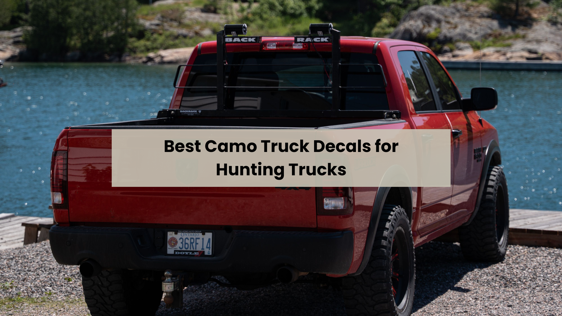 Best Camo Truck Decals for Hunting Trucks