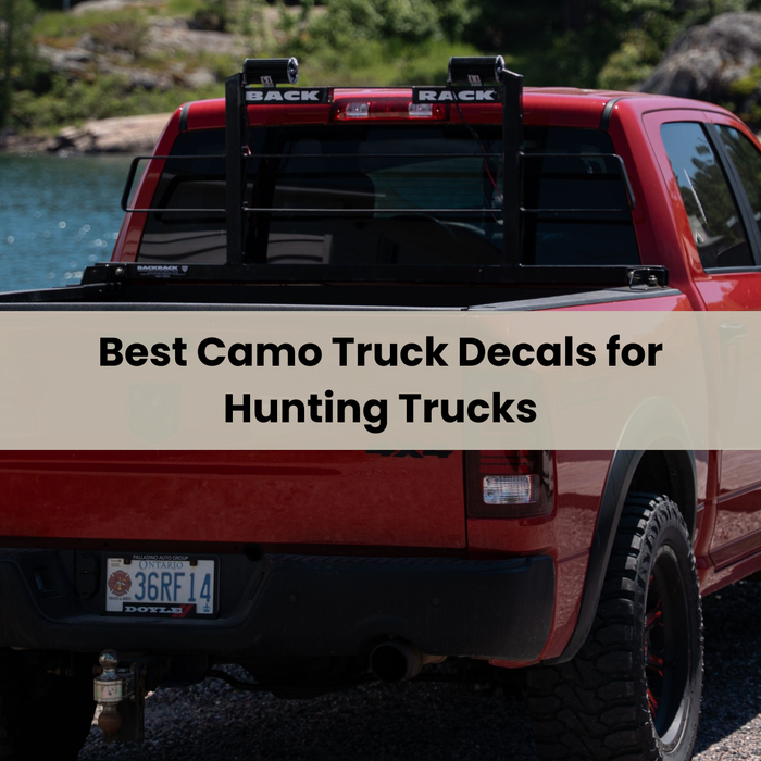 Best Camo Truck Decals for Hunting Trucks