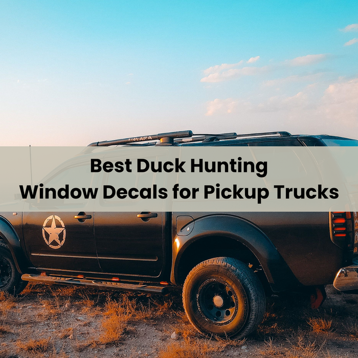 Best Duck Hunting Window Decals for Pickup Trucks