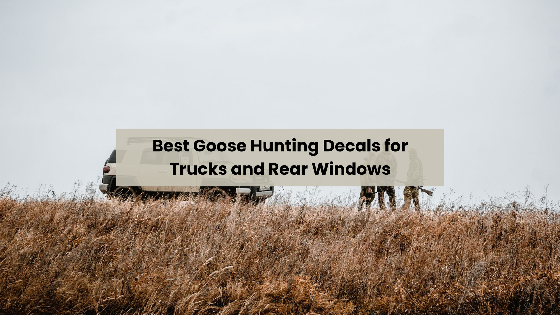 Best Goose Hunting Decals for Trucks and Rear Windows