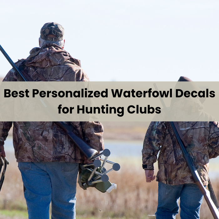 Best Personalized Waterfowl Decals for Hunting Clubs