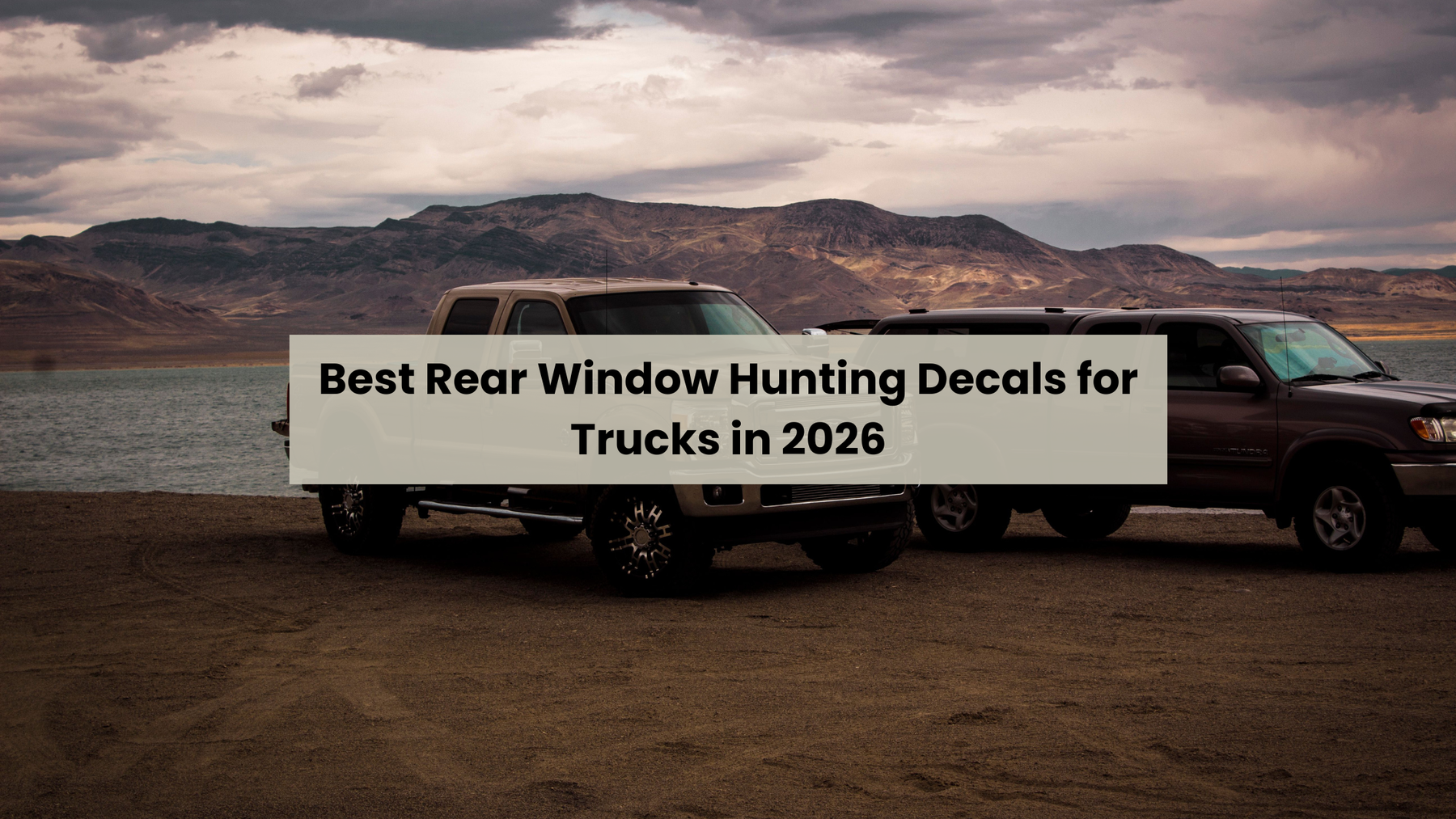 Best Rear Window Hunting Decals for Trucks in 2026