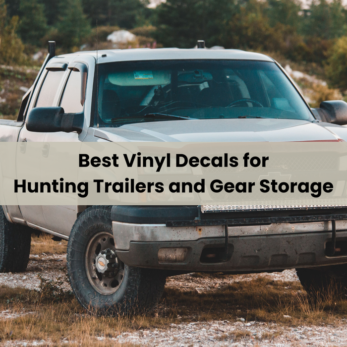 Best Vinyl Decals for Hunting Trailers and Gear Storage
