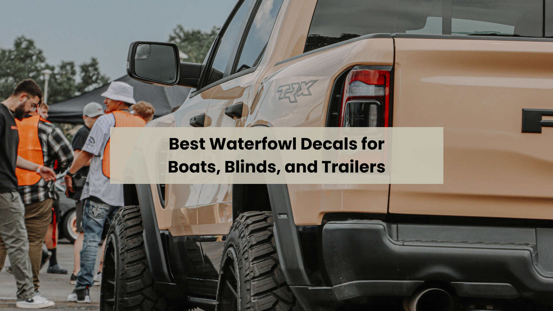 Best Waterfowl Decals for Boats, Blinds, and Trailers