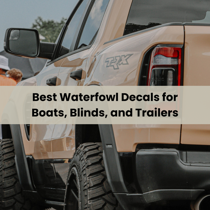 Best Waterfowl Decals for Boats, Blinds, and Trailers