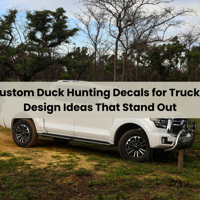 Custom Duck Hunting Decals for Trucks: Design Ideas That Stand Out