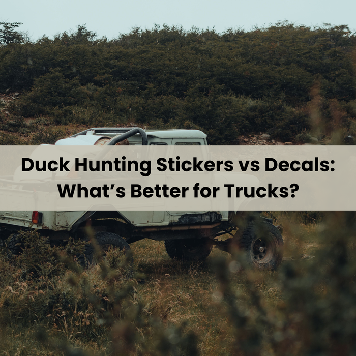 Duck Hunting Stickers vs Decals: What's Better for Trucks