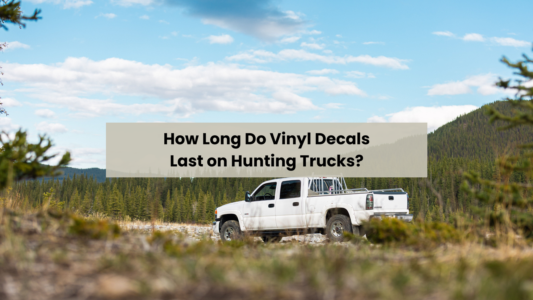How Long Do Vinyl Decals Last on Hunting Trucks