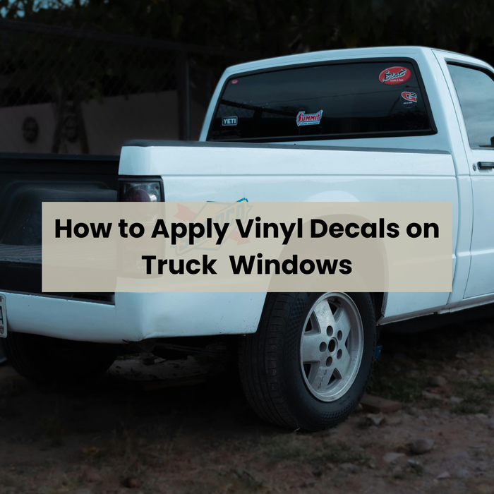 How to Apply Vinyl Decals on Truck Windows