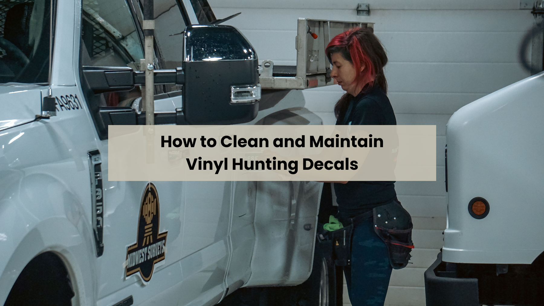 How to Clean and Maintain Vinyl Hunting Decals