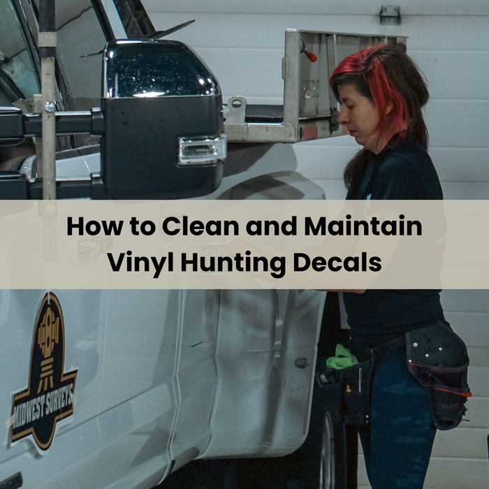 How to Clean and Maintain Vinyl Hunting Decals