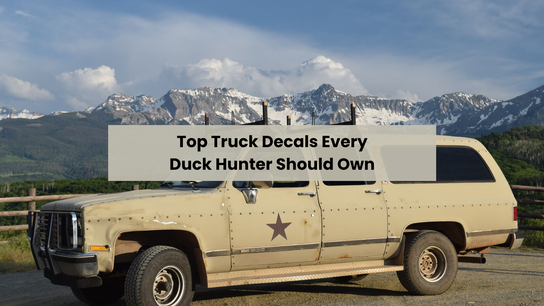 Top Truck Decals Every Duck Hunter Should Own