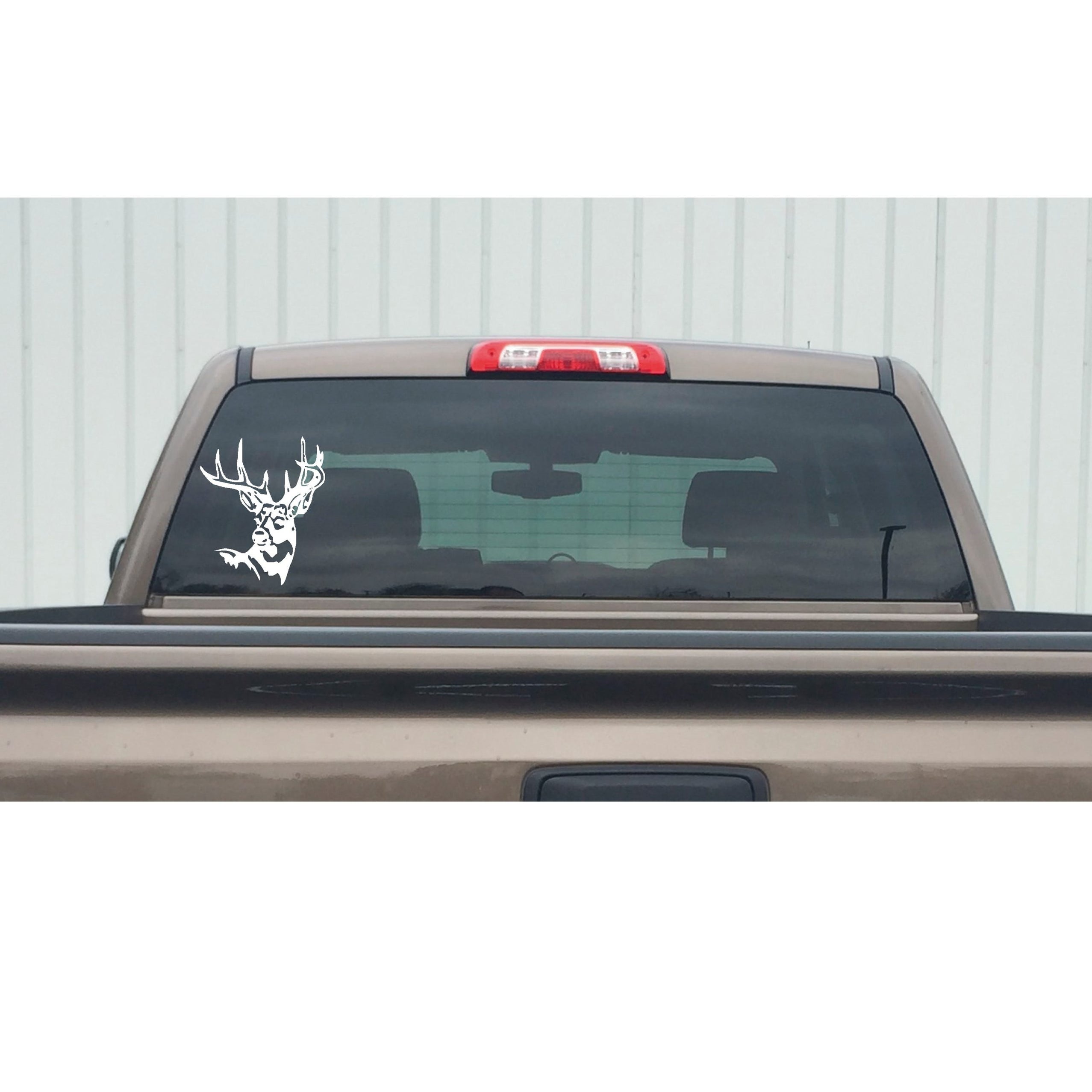 Buck Head Sticker – Deer Head Window Vinyl Decal for Cars & More 1290 ...