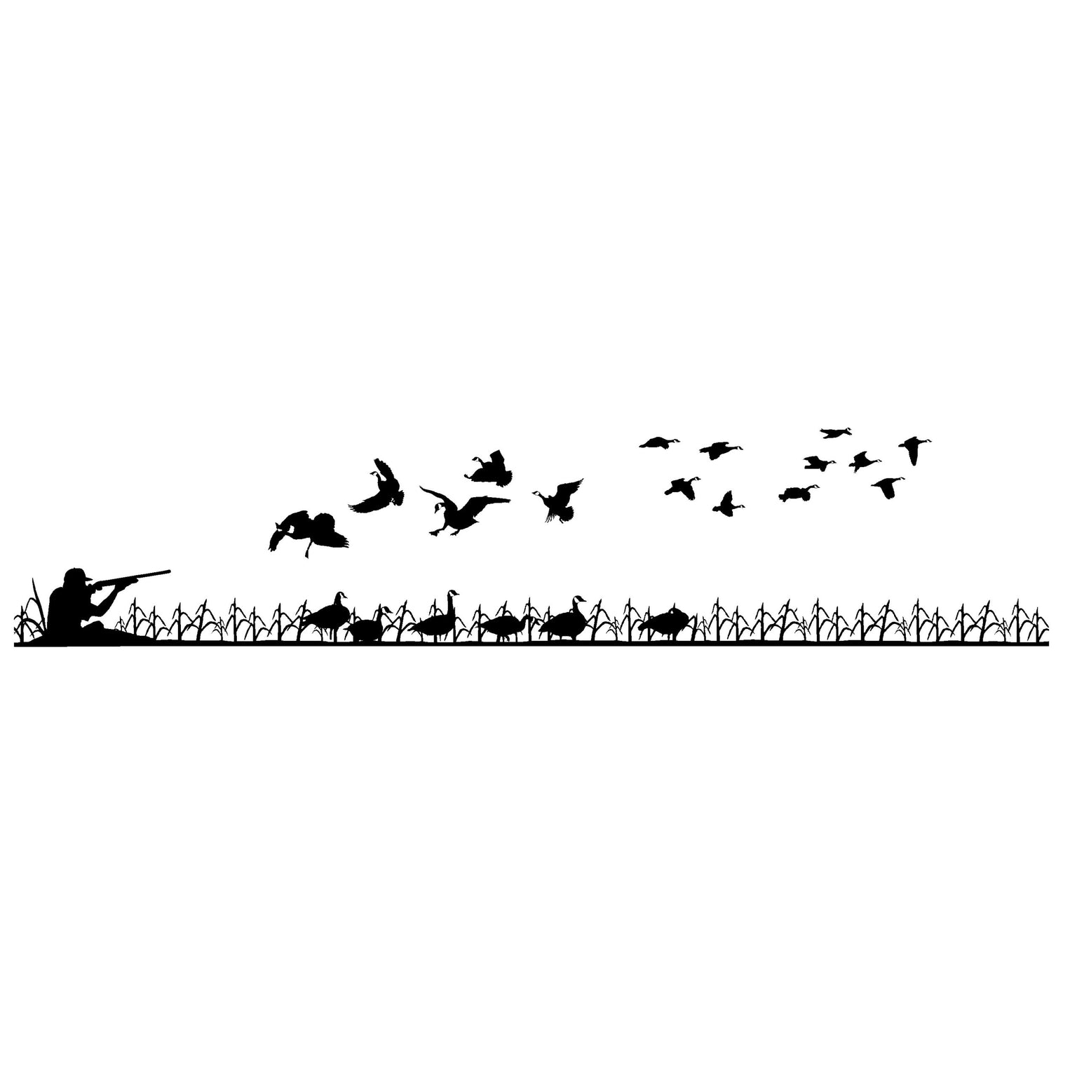 Window Scene Decals | Full Back Window Hunting Art Vinyl Kit Sets ...