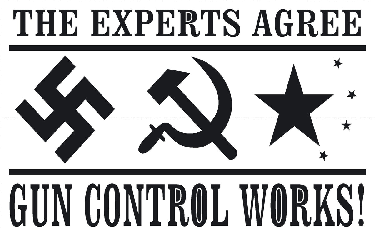 Gun Control Works Decal – The Experts Agree Gun Control Works – 2nd006 ...