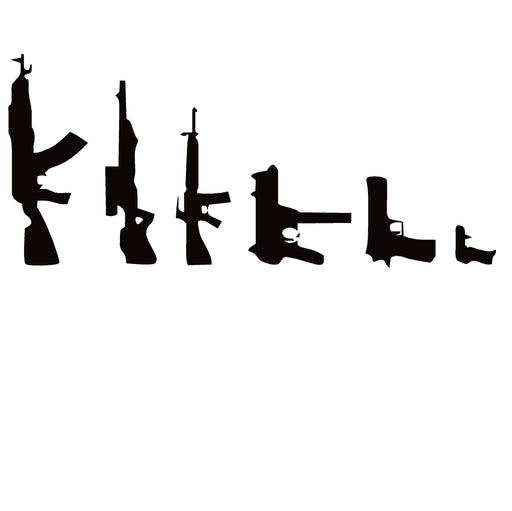 Gun Family Window Decal