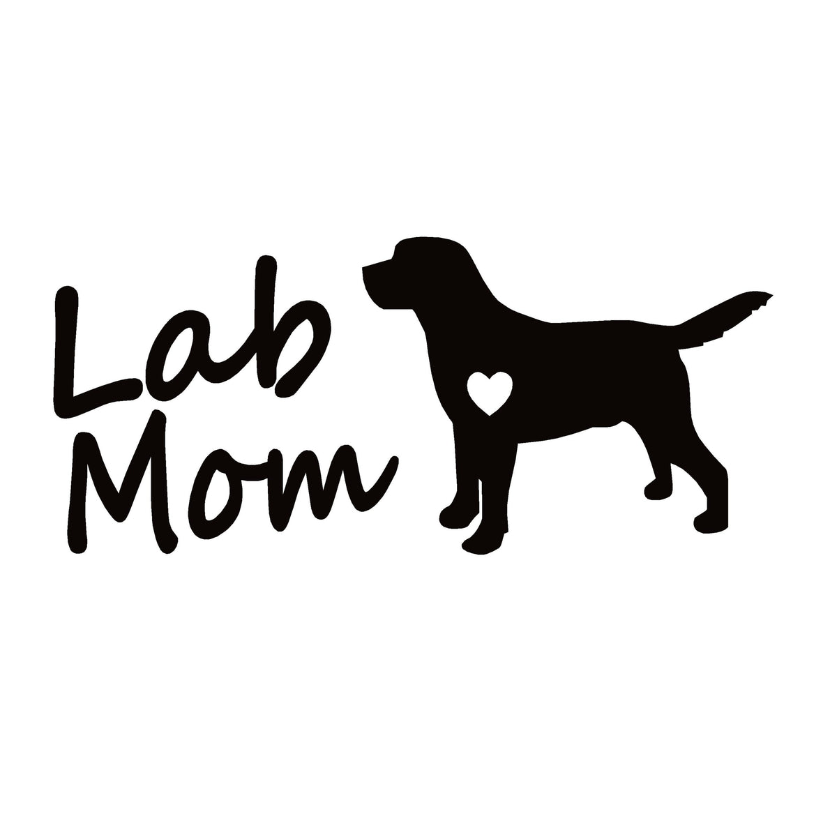 Labrador Retriever Mom Decal - Lab Mom Sticker for Dog Lovers - 7205 ...