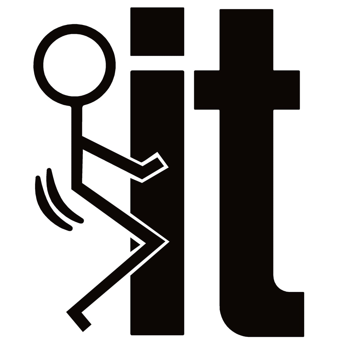 F**K IT Window Decal - Unique F__K IT Window Sticker for Any Space ...