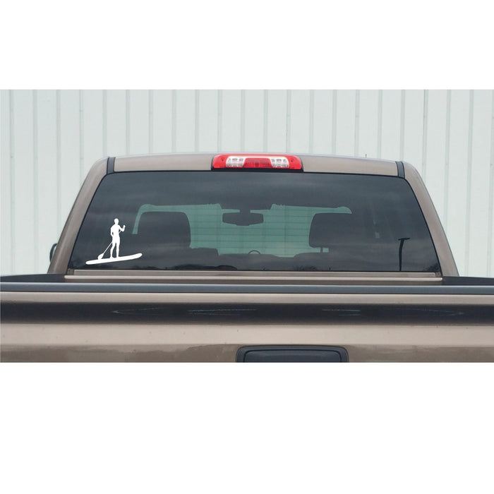Paddle Board Guy Decal - Paddle Board Guy Sticker - 7488