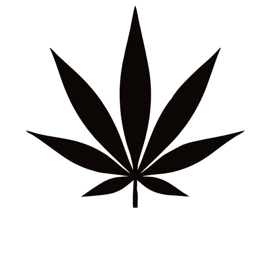 MARIJUANA LEAF Window Decal MARIJUANA LEAF Window Sticker 8008