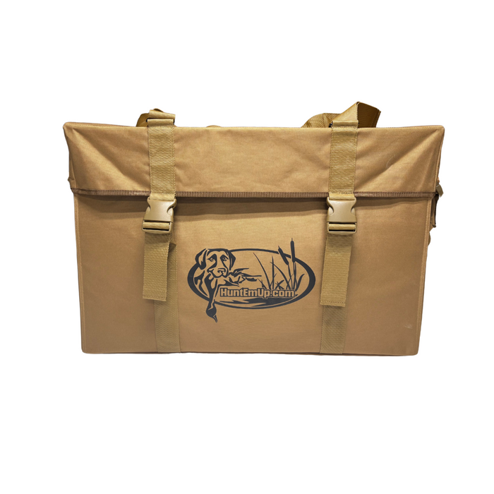 HuntEmUp Pro-Flock Canada Goose Decoys 24-Pack – Flocked Silhouettes + Decoy Bag