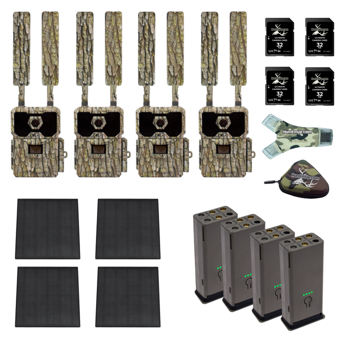 WiseEye Data Cam 2 Solar Power Bundle – Rechargeable Lithium Battery