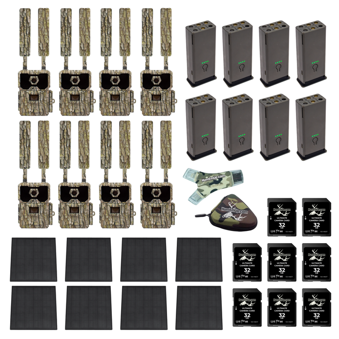 WiseEye Data Cam 2 Solar Power Bundle – Rechargeable Lithium Battery