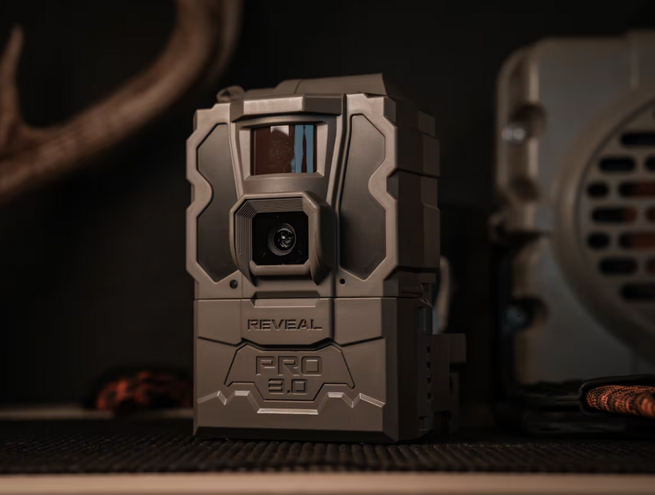 Tactacam Reveal PRO 3.0 Trail Camera 2-Pack Bundle – 32GB SD Cards & HuntEmUp Accessories