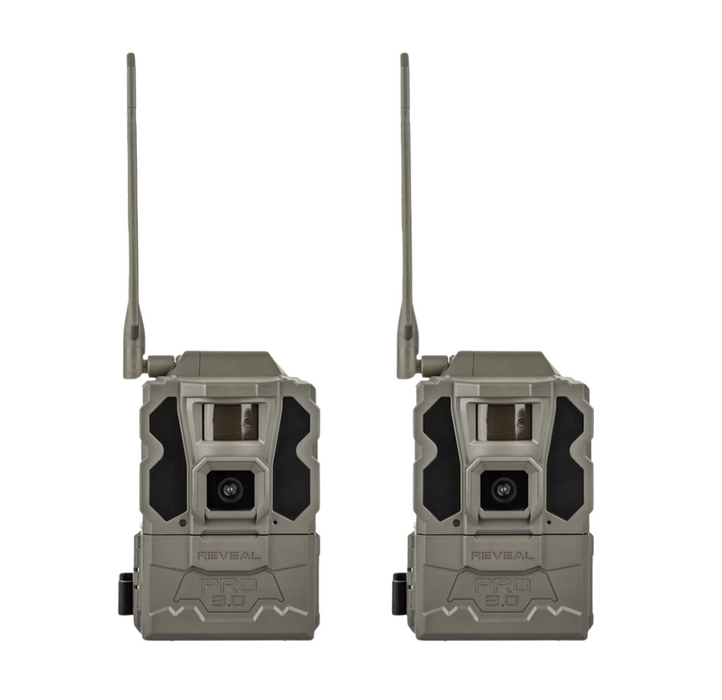 Tactacam Reveal Pro 3.0 2-Pack – Cellular Trail Cameras with HD Video & GPS