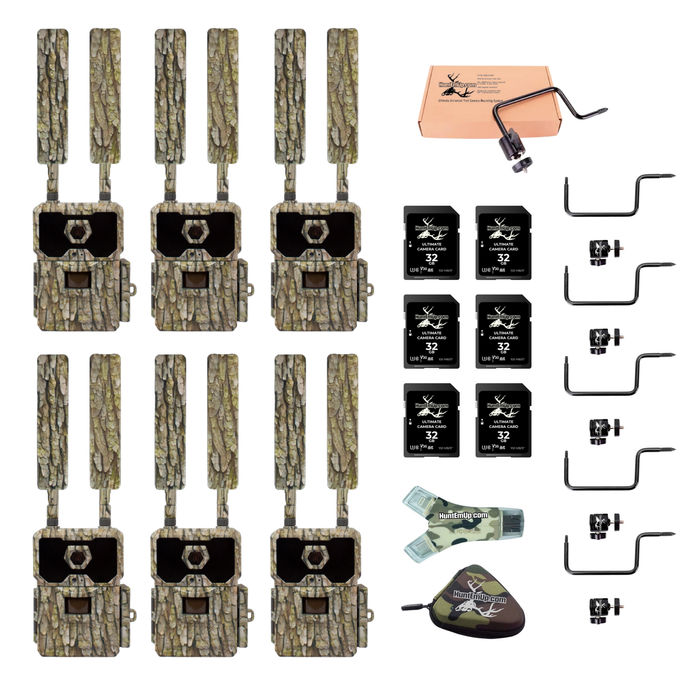WiseEye DC-2 No-Glow Trail Camera Bundle – Universal Mount System