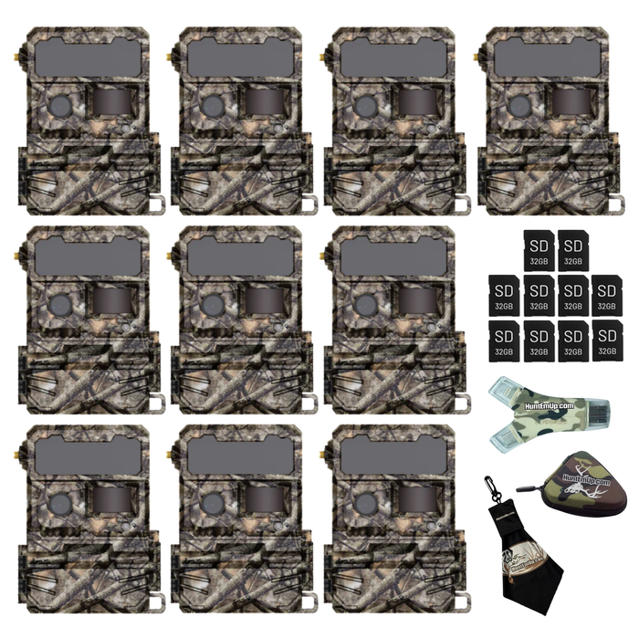 Yellowstone AI Y2 Cellular Trail Camera Bundle – Includes High-Speed Card Reader, Protective Case & Microfiber Cleaning Cloth