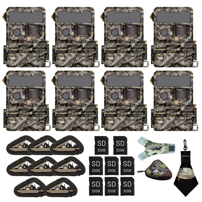 Yellowstone AI Y2 Cellular Trail Camera Bundle – Includes High-Speed Card Reader, Protective Case & Microfiber Cleaning Cloth