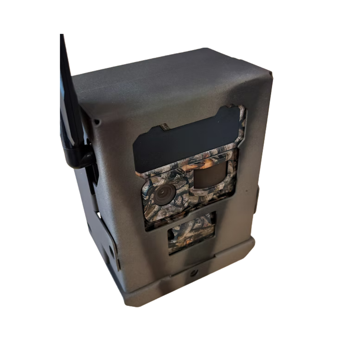 Yellowstone Security Box Bundle - Yellowstone Metal Bear Security Box + HuntEmUp Card Reader Kit – Heavy-Duty Trail Camera Protection