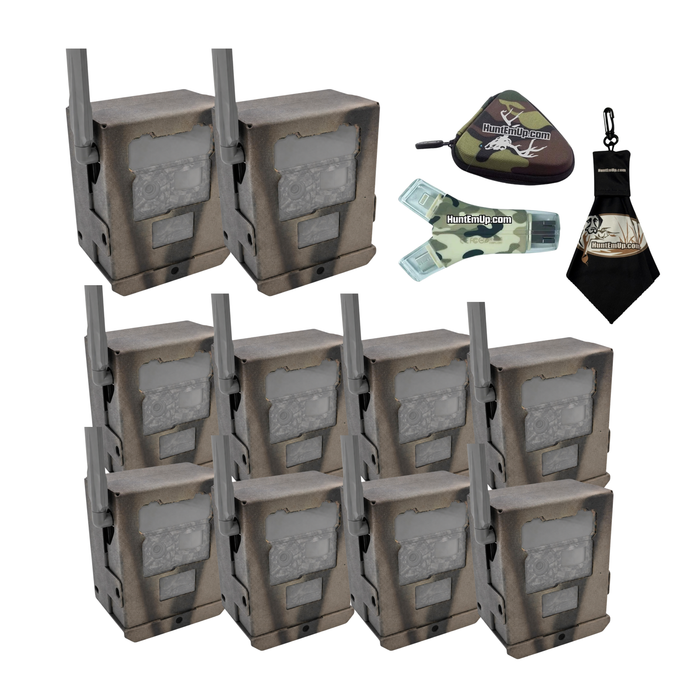 Yellowstone Security Box Bundle - Yellowstone Metal Bear Security Box + HuntEmUp Card Reader Kit – Heavy-Duty Trail Camera Protection
