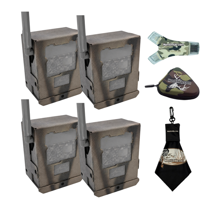 Yellowstone Security Box Bundle - Yellowstone Metal Bear Security Box + HuntEmUp Card Reader Kit – Heavy-Duty Trail Camera Protection