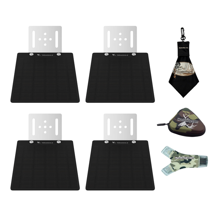 Yellowstone Y2 Solar Panel (9V/5W) Bundle + High-Speed Card Reader Kit – Trail Camera Power Solution