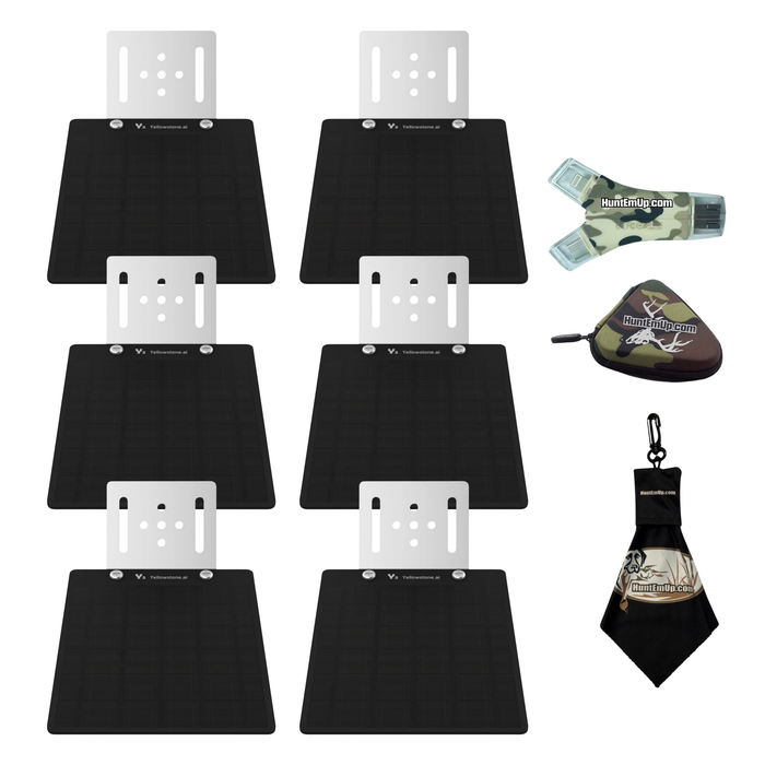 Yellowstone Y2 Solar Panel (9V/5W) Bundle + High-Speed Card Reader Kit – Trail Camera Power Solution