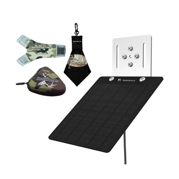 Yellowstone Y2 Solar Panel (9V/5W) Bundle + High-Speed Card Reader Kit – Trail Camera Power Solution