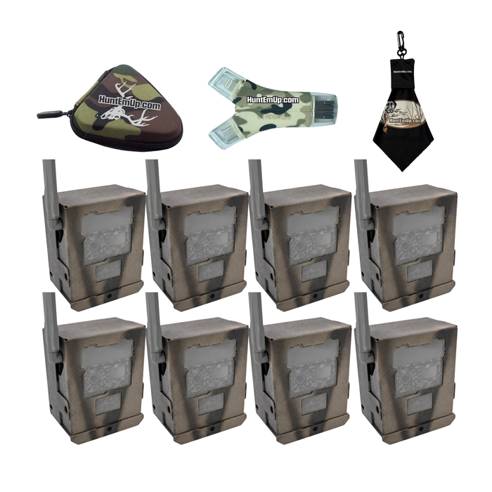 Yellowstone Security Box Bundle - Yellowstone Metal Bear Security Box + HuntEmUp Card Reader Kit – Heavy-Duty Trail Camera Protection