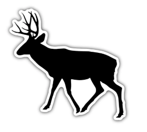 Deer Hunting Decal – 5pc Whitetail Sticker Pack