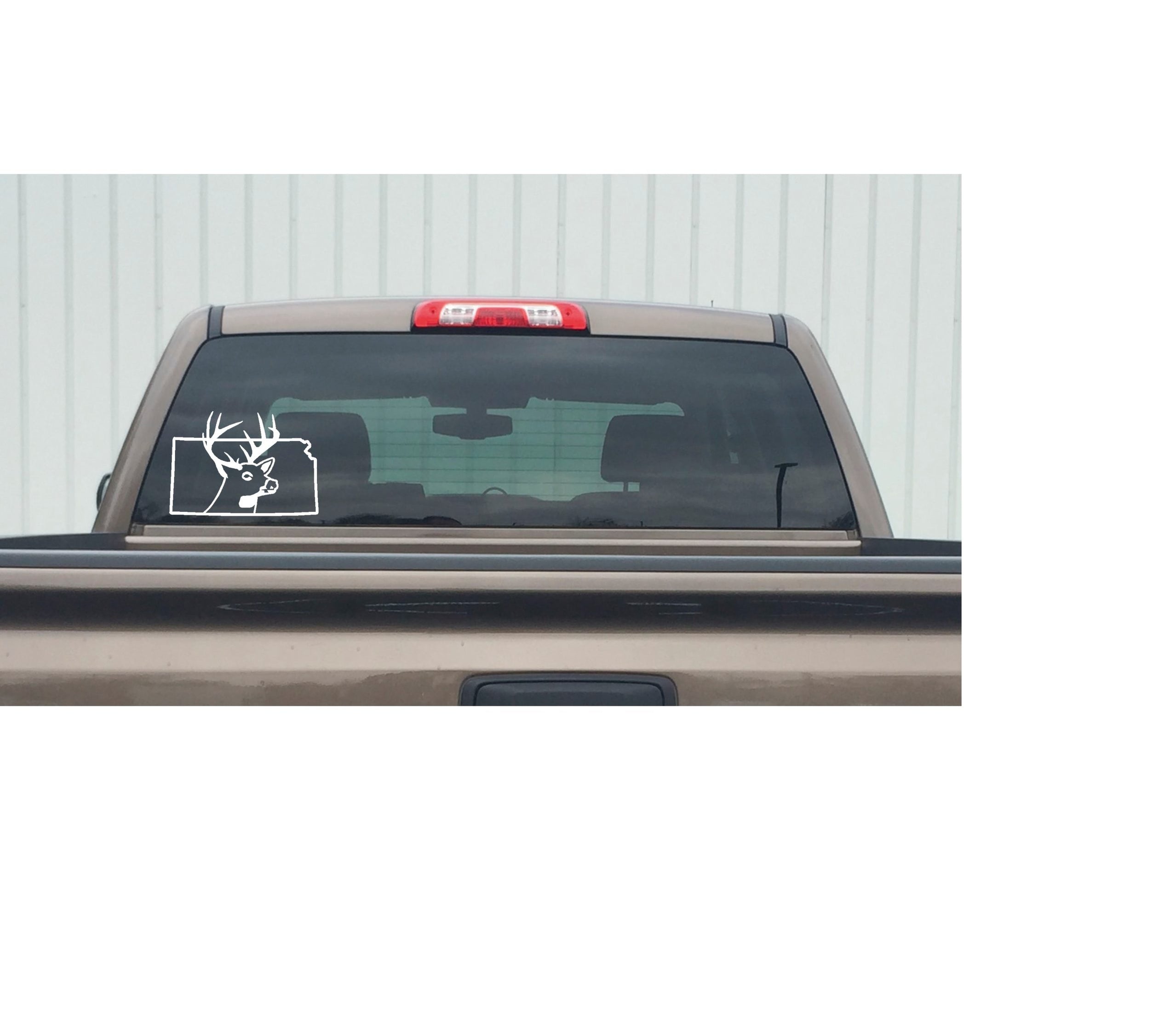 Kansas Deer Hunting Decal – State Outline Vinyl Sticker - DSKS1 ...