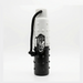 The HuntEmUp 3in Plastic Dog Training Bumper Dummy w/Valve Black White Flasher