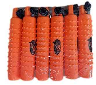 HuntEmUp Hunting Dog Essentials Training Kit - 3 in Orange Plastic Bumper with Throw Rope 6pc + Mesh Bumper Storage Bag + Whistle & Lanyard + Braided Leash