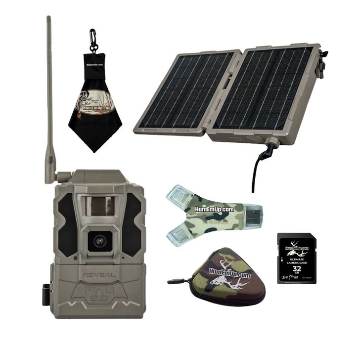 Tactacam Reveal PRO 3.0 Trail Camera + Solar Panel