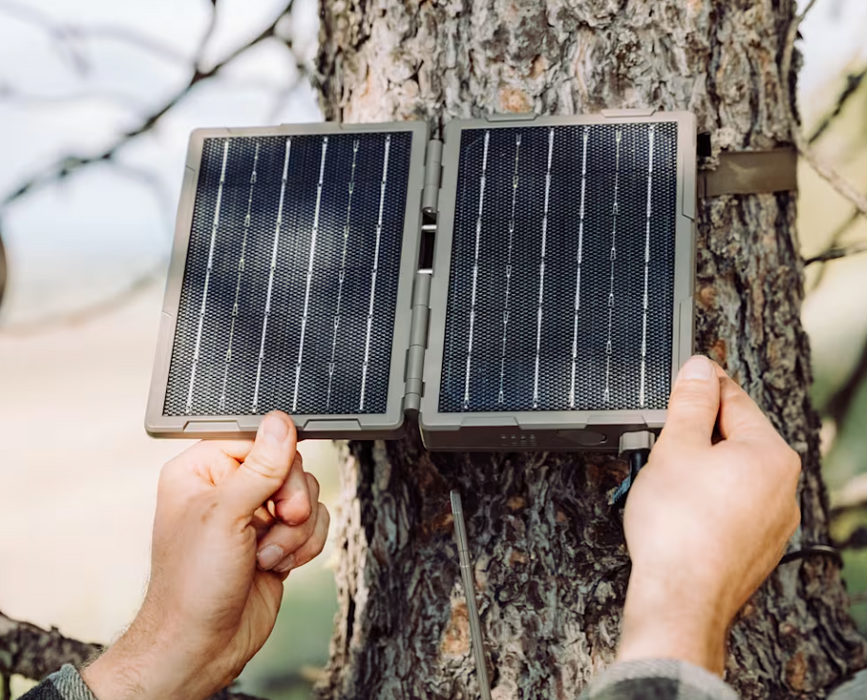 Tactacam Folding Solar Panel – Solar Charger for Cellular Trail Cameras
