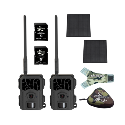 WiseEye MC-2 Trail Camera Bundle 2pc WiseEye MC-2 MultiCarrier