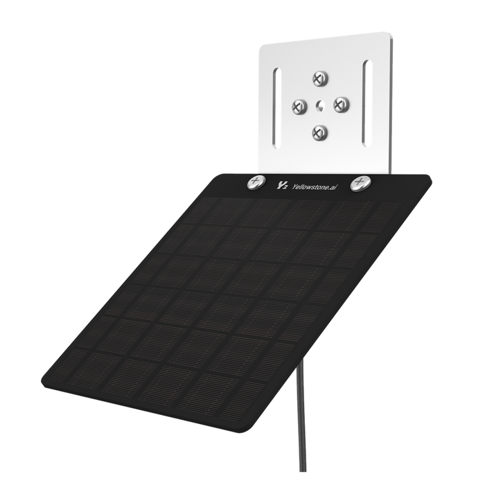 Yellowstone AI Y2 Solar Panel (9V/5W) – Trail Camera Power for Lithium Battery Packs